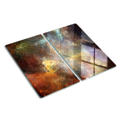 Snijplanken glas Kosmisch galactisch landschap