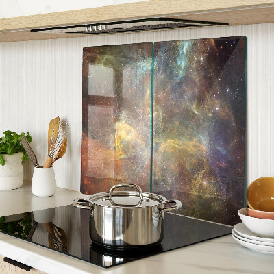 Snijplanken glas Kosmisch galactisch landschap