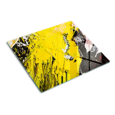 Glazen snijplanken Abstract landschap in intense kleuren