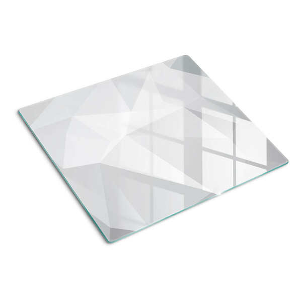 Glazen snijplanken Geometrische vormen in grijstinten