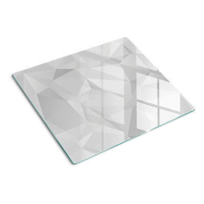 Snijplanken glas Geometrie in grijstinten