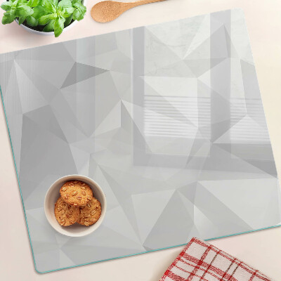 Snijplanken glas Geometrie in grijstinten