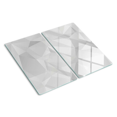 Snijplanken glas Geometrie in grijstinten