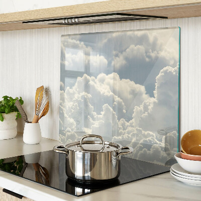 Snijplanken glas Wolken in de lucht