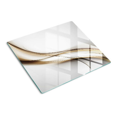 Snijplanken glas Golven in beige tinten