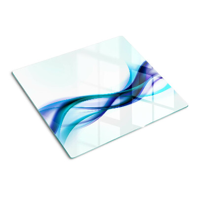 Glazen snijplanken Golven in tinten blauw en turquoise