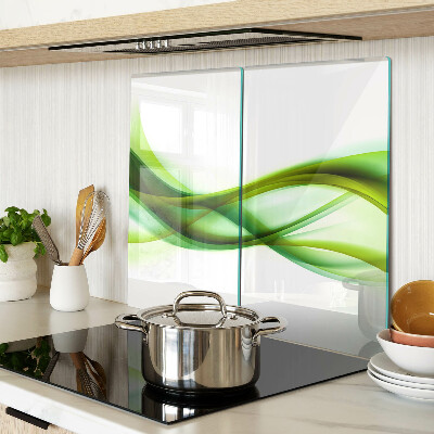 Snijplanken glas Golven in tinten groen