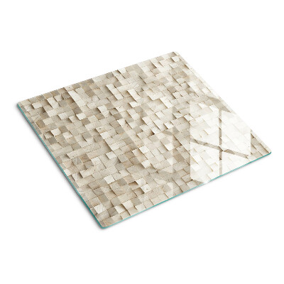 Snijplanken glas Mozaïekmotief in neutrale tinten