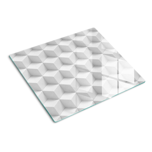 Glazen snijplanken 3D zeshoekig patroon