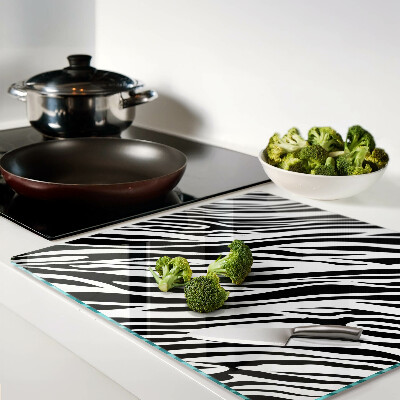 Snijplanken glas Zebrapatroon