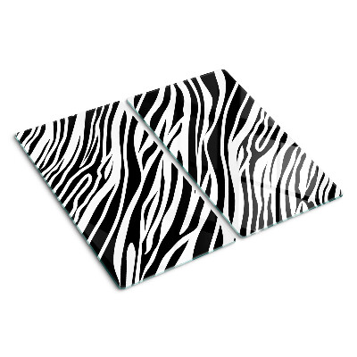 Snijplanken glas Zebrapatroon
