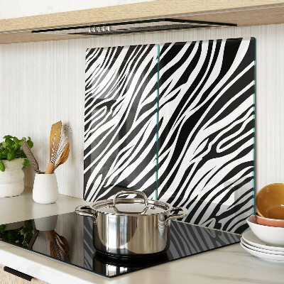 Snijplanken glas Zebrapatroon