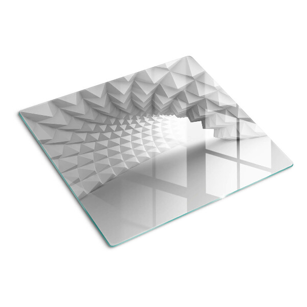 Glazen snijplanken Geometrisch 3D-patroon