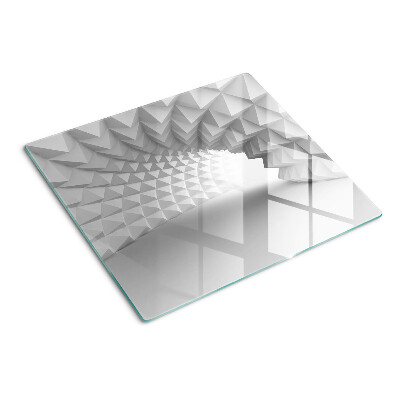 Glazen snijplanken Geometrisch 3D-patroon