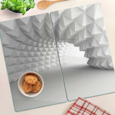 Glazen snijplanken Geometrisch 3D-patroon