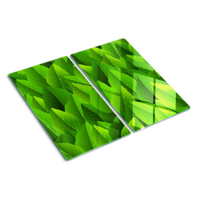 Snijplanken glas Bladeren in tinten groen