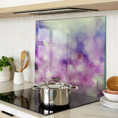 Snijplanken glas Bokeh in tinten paars en roze