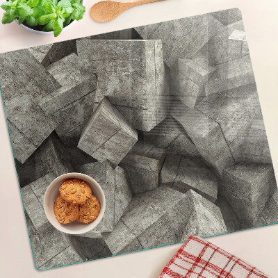 Snijplanken glas Abstracte geometrische vormen