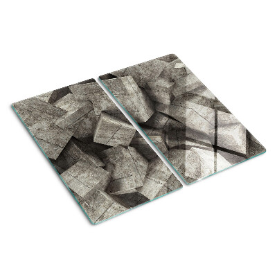 Snijplanken glas Abstracte geometrische vormen