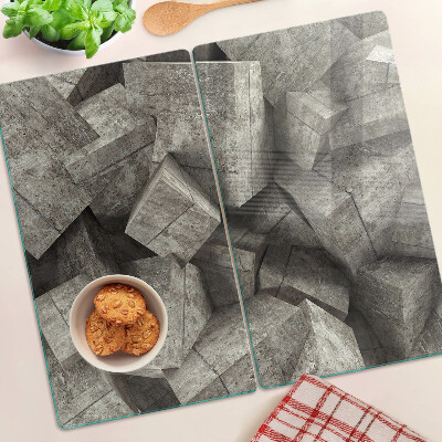 Snijplanken glas Abstracte geometrische vormen