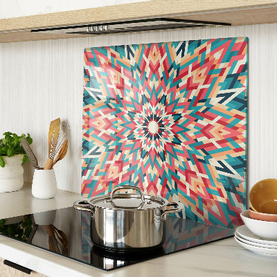 Glazen snijplanken Veelkleurige mandala