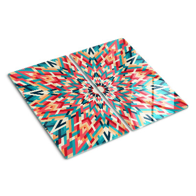 Glazen snijplanken Veelkleurige mandala