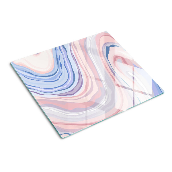 Snijplanken glas Marmerpatroon in pastelkleuren