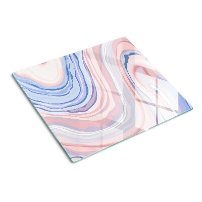 Snijplanken glas Marmerpatroon in pastelkleuren