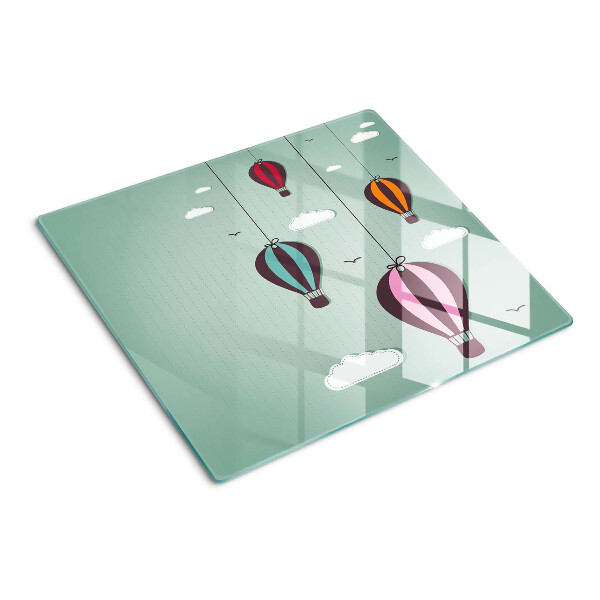 Snijplanken glas Heteluchtballonnen