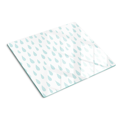 Snijplanken glas Regendruppels