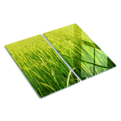 Glazen snijplanken Groen grasveld