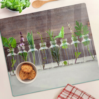 Snijplanken glas Planten in flessen
