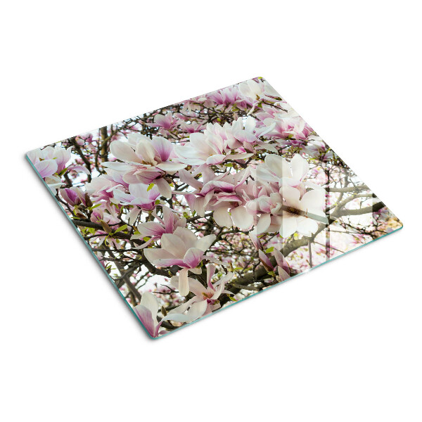Snijplanken glas Magnolia bloemen