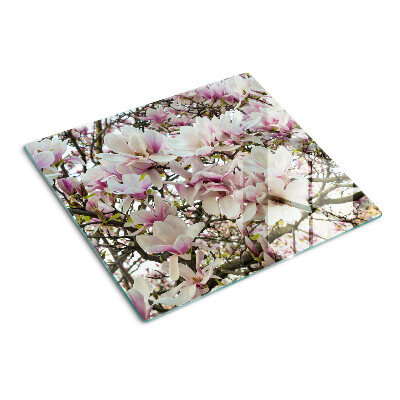 Snijplanken glas Magnolia bloemen