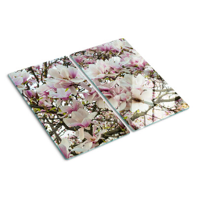 Snijplanken glas Magnolia bloemen