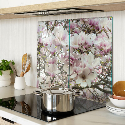 Snijplanken glas Magnolia bloemen