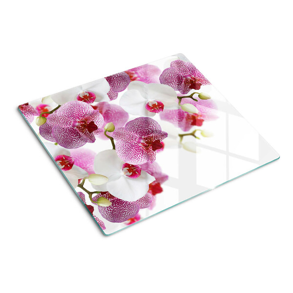 Glazen snijplanken Orchideeën voor het raam