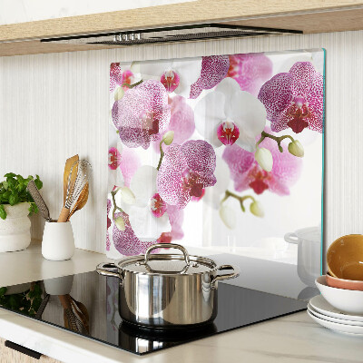 Glazen snijplanken Orchideeën voor het raam