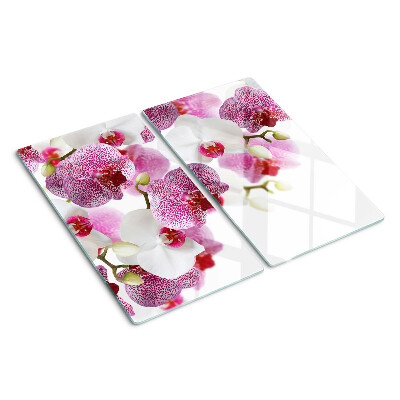 Glazen snijplanken Orchideeën voor het raam