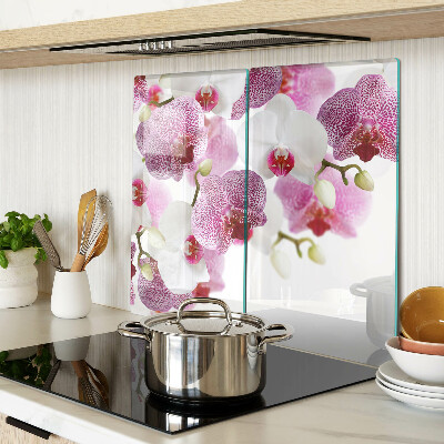 Glazen snijplanken Orchideeën voor het raam