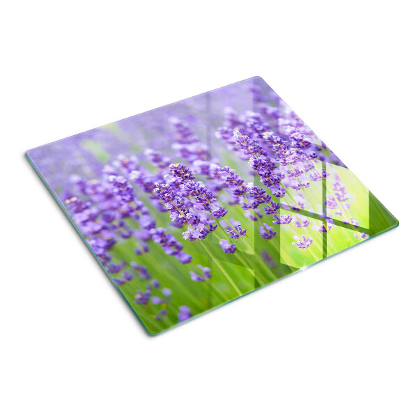Glazen snijplanken Lavendelveld