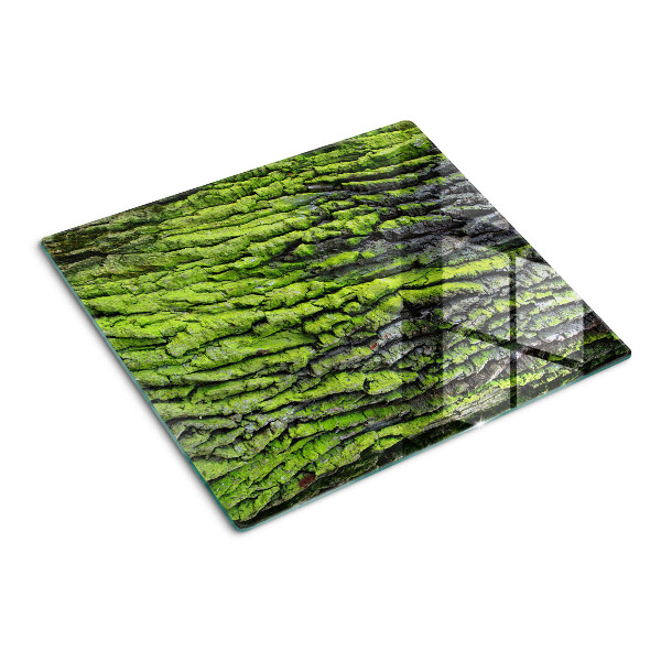 Glazen snijplanken Groene boomschors