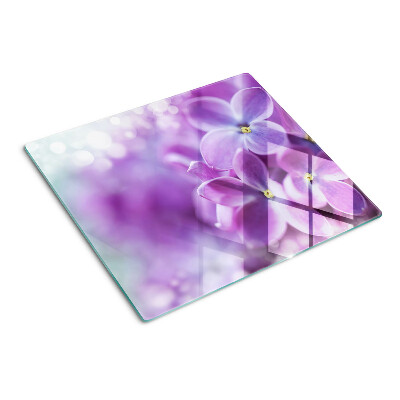 Glazen snijplanken Bloemen in paarse tinten