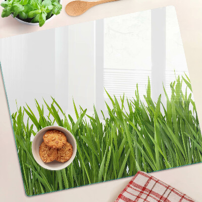 Glazen snijplanken Groen gras