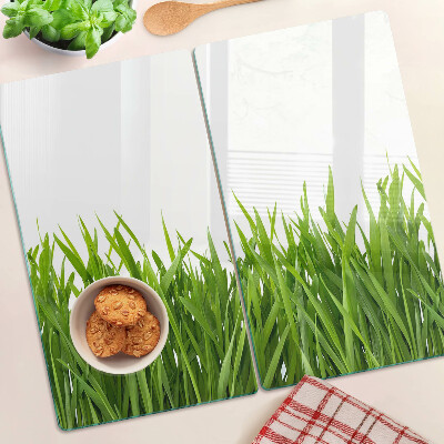 Glazen snijplanken Groen gras