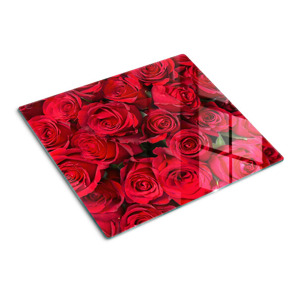Snijplanken glas Rode rozen