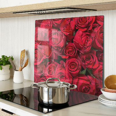 Snijplanken glas Rode rozen