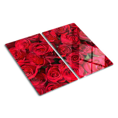 Snijplanken glas Rode rozen