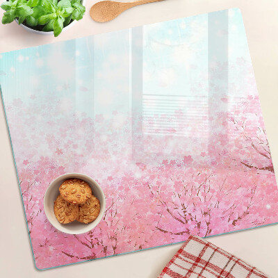 Glazen snijplanken Sakura-bloemmotieven