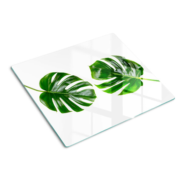 Snijplanken glas Monstera bladeren